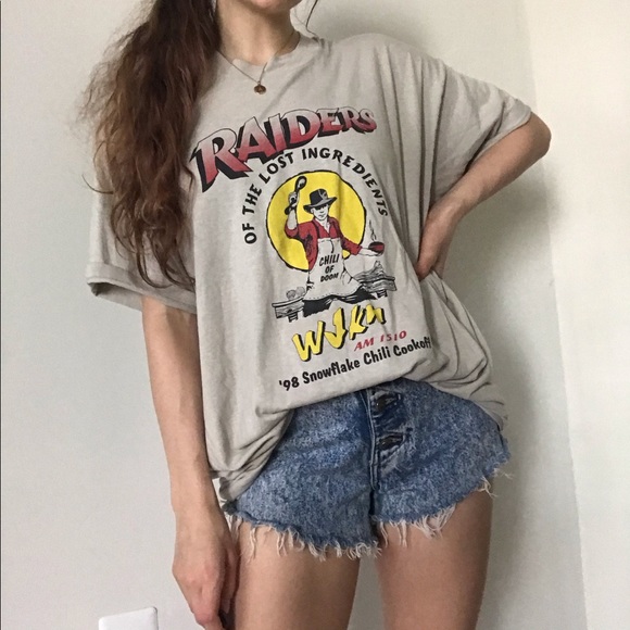Vintage Tops - Vintage 1998 Indiana Jones Spoof Oversized Dad Tee